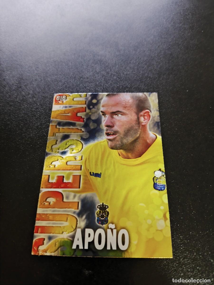 Cromos de F&uacute;tbol: 818 APO&Ntilde;O BRILLO LISO LAS PALMAS MUNDICROMO LIGA 2013 2014 13 14 PLATINUM NO PANINI ESTE