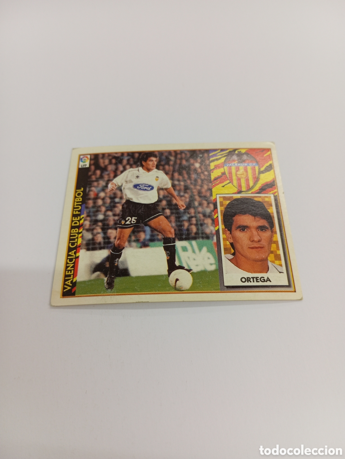 Cromos de F&uacute;tbol: ORTEGA Valencia Liga Este 1997 1998 NUEVO SIN PEGAR 97 98