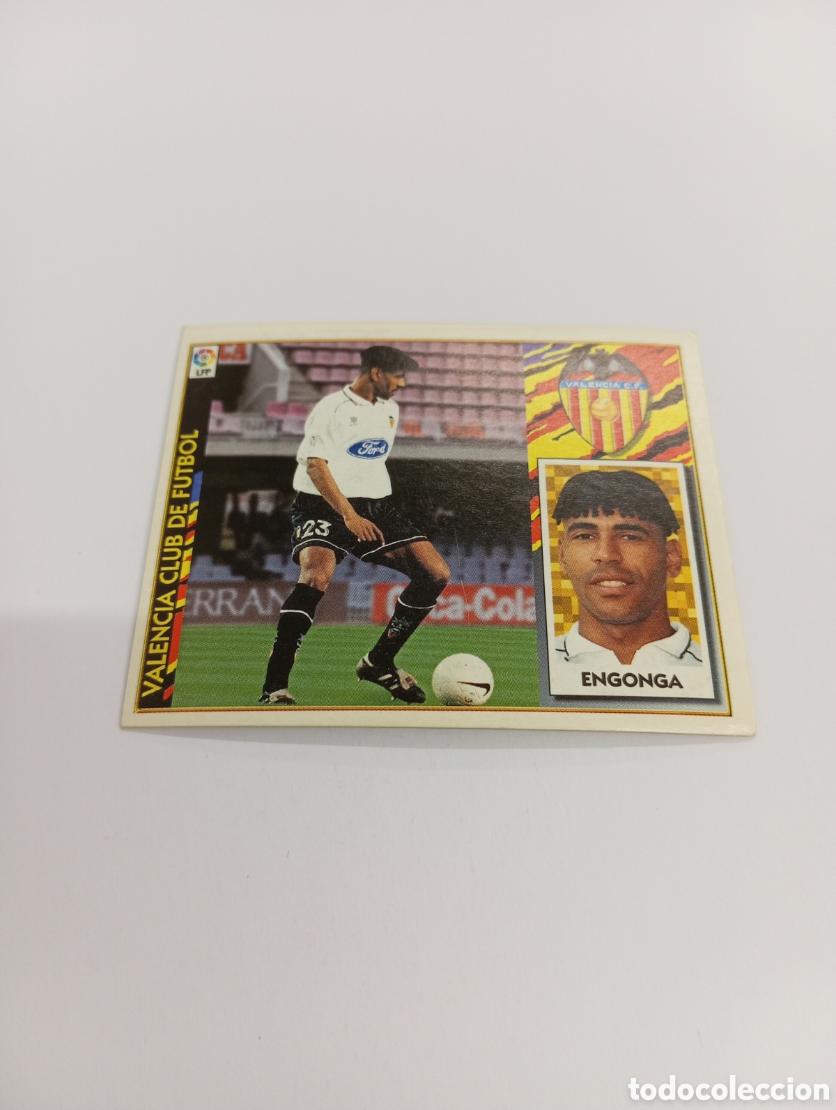 Cromos de F&uacute;tbol: ENGONGA BAJA Valencia Liga Este 1997 1998 NUEVO SIN PEGAR 97 98