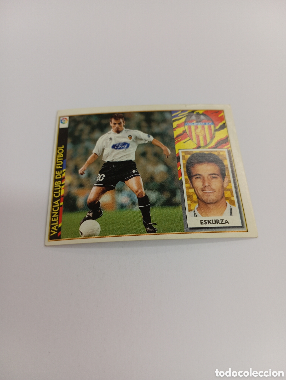 Cromos de F&uacute;tbol: ESKURZA BAJA Valencia Liga Este 1997 1998 NUEVO SIN PEGAR 97 98
