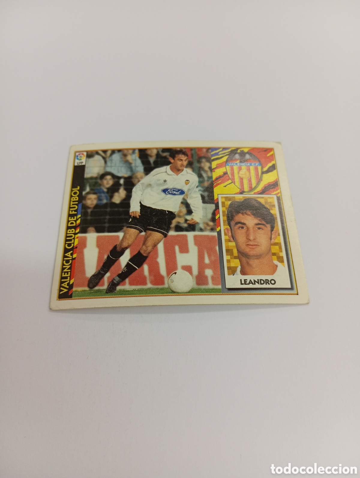 Cromos de F&uacute;tbol: LEANDRO BAJA Valencia Liga Este 1997 1998 NUEVO SIN PEGAR 97 98