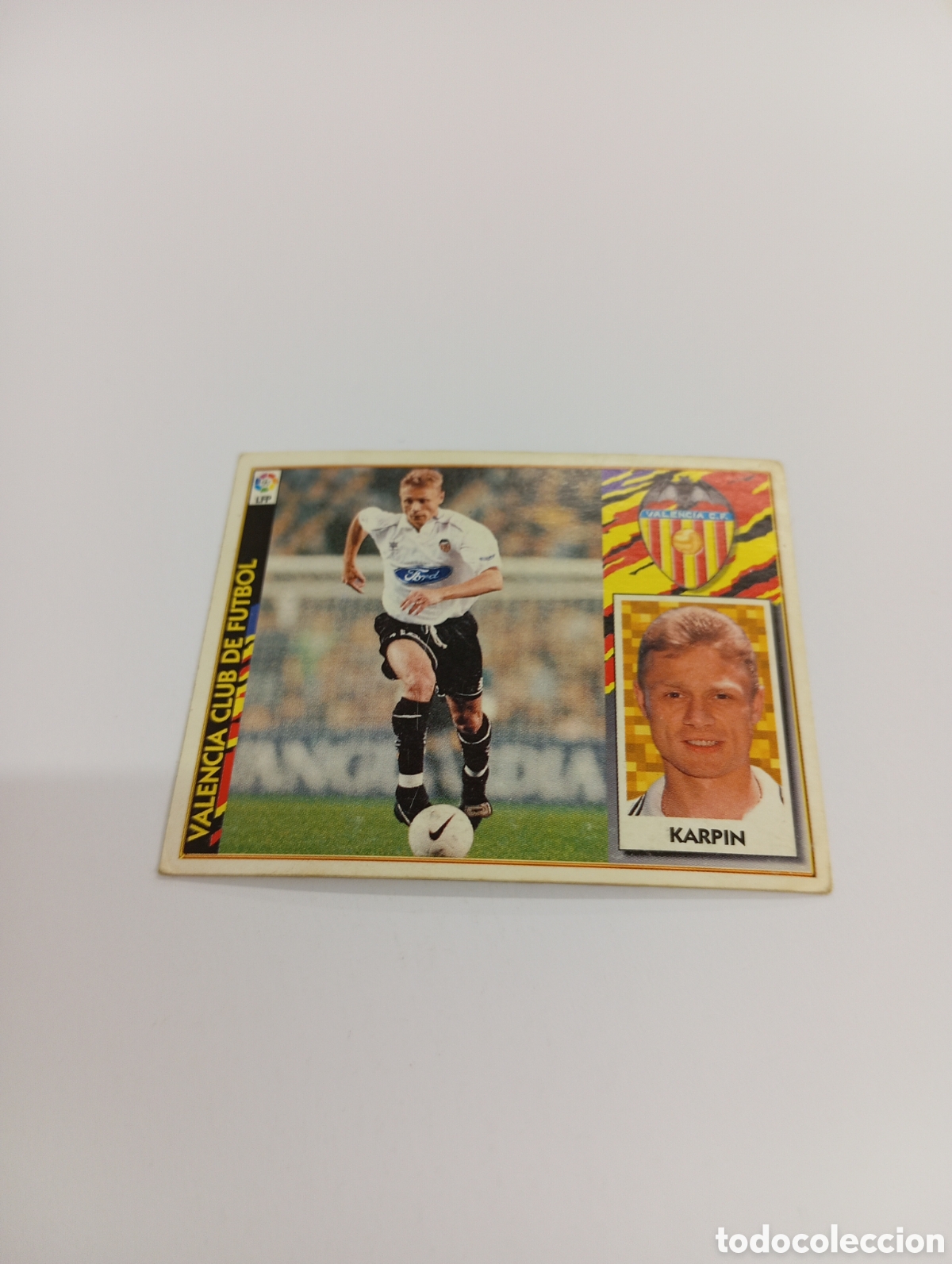 Cromos de F&uacute;tbol: KARPIN BAJA Valencia Liga Este 1997 1998 NUEVO SIN PEGAR 97 98