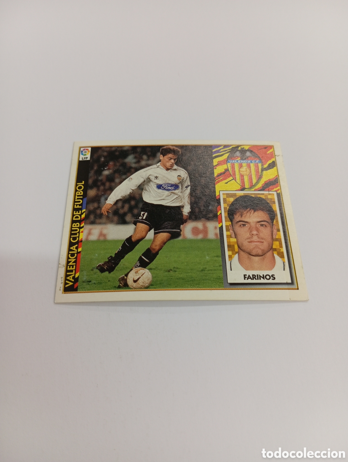 Cromos de F&uacute;tbol: FARINOS Valencia Liga Este 1997 1998 NUEVO SIN PEGAR 97 98