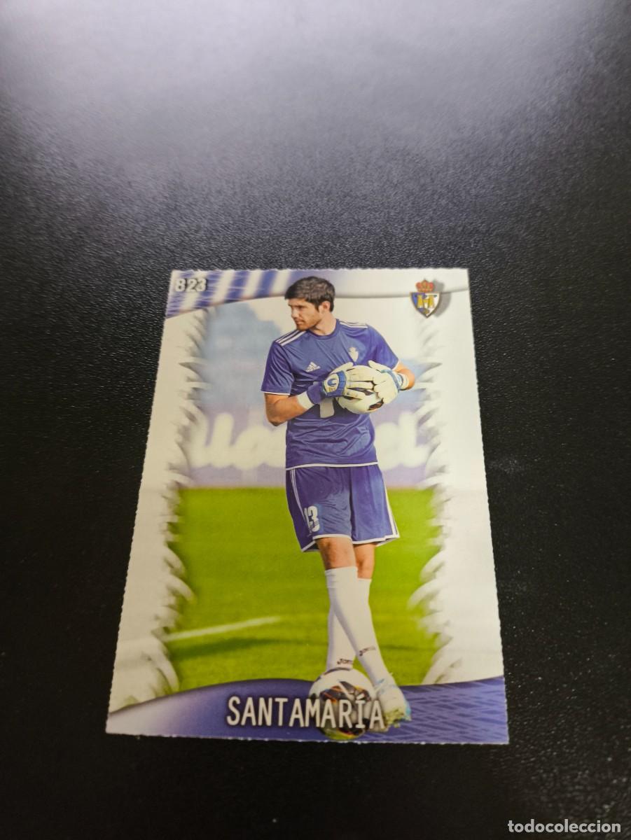 Cromos de F&uacute;tbol: 823 Santamar&iacute;a PONFERRADINA MUNDICROMO LIGA 2013 2014 13 14 PLATINUM NO PANINI ESTE