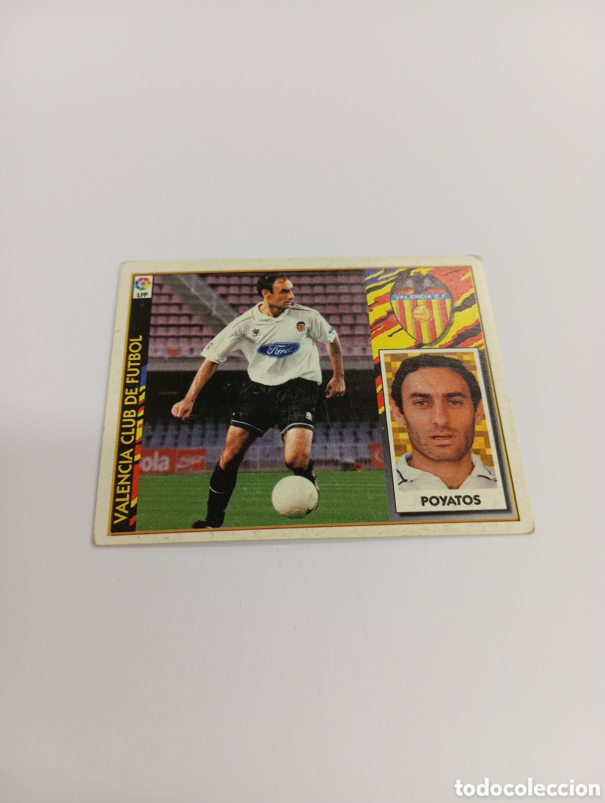 Cromos de F&uacute;tbol: POYATOS BAJA Valencia Liga Este 1997 1998 NUEVO SIN PEGAR 97 98