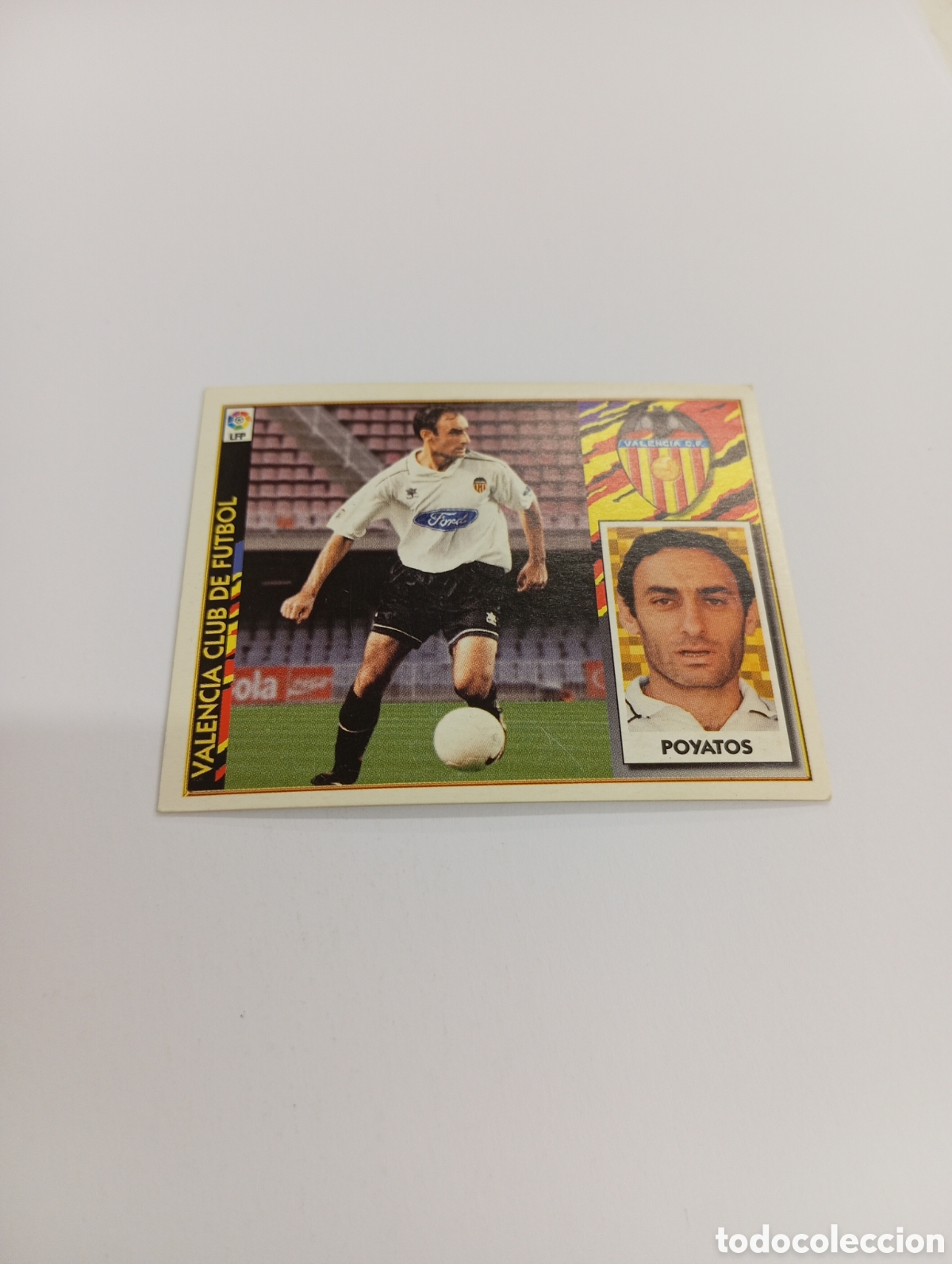Cromos de F&uacute;tbol: POYATOS BAJA Valencia Liga Este 1997 1998 NUEVO SIN PEGAR 97 98