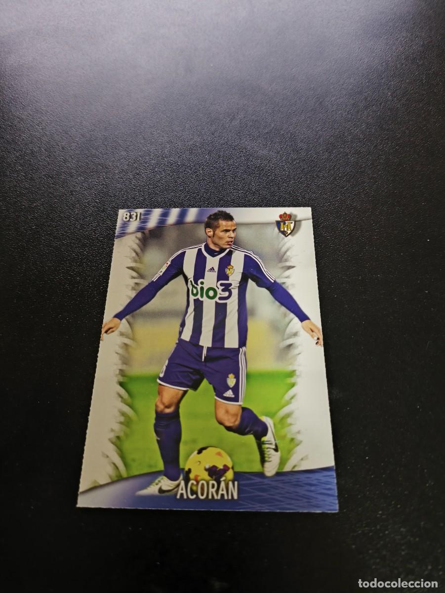 Cromos de F&uacute;tbol: 831 Acor&aacute;n PONFERRADINA MUNDICROMO LIGA 2013 2014 13 14 PLATINUM NO PANINI ESTE