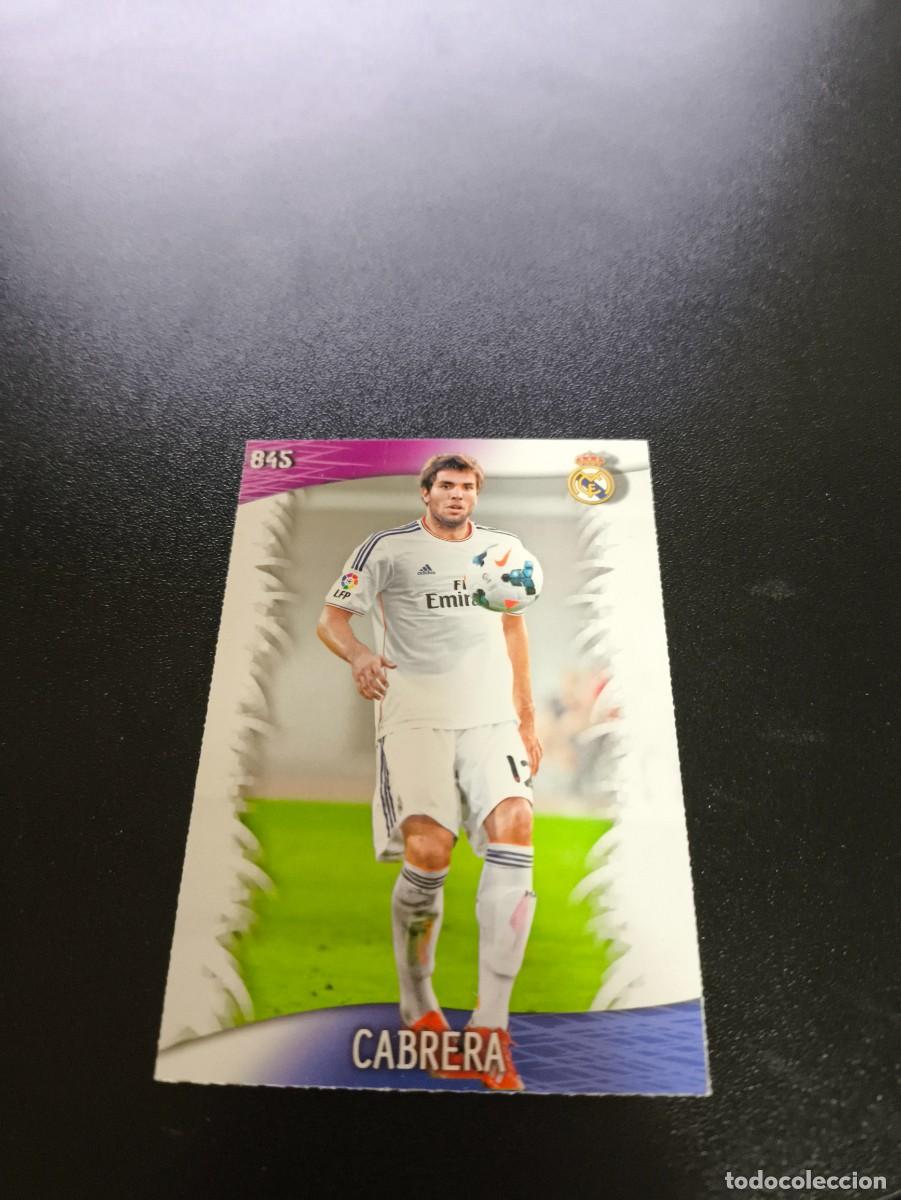 Cromos de F&uacute;tbol: 845 Cabrera REAL MADRID CASTILLA MUNDICROMO LIGA 2013 2014 13 14 PLATINUM NO PANINI ESTE