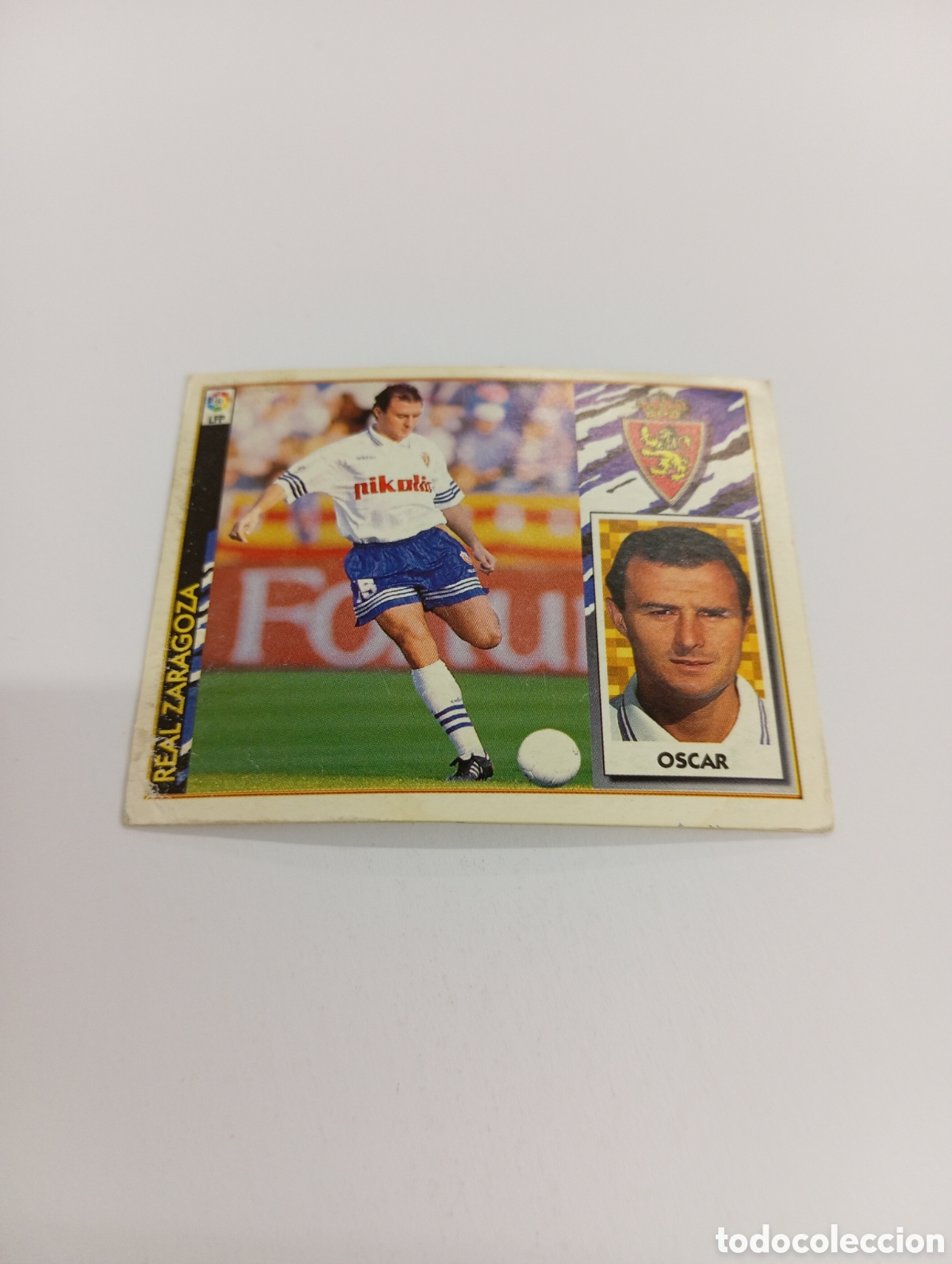Cromos de F&uacute;tbol: &Oacute;SCAR BAJA Zaragoza Liga Este 1997 1998 NUEVO SIN PEGAR 97 98