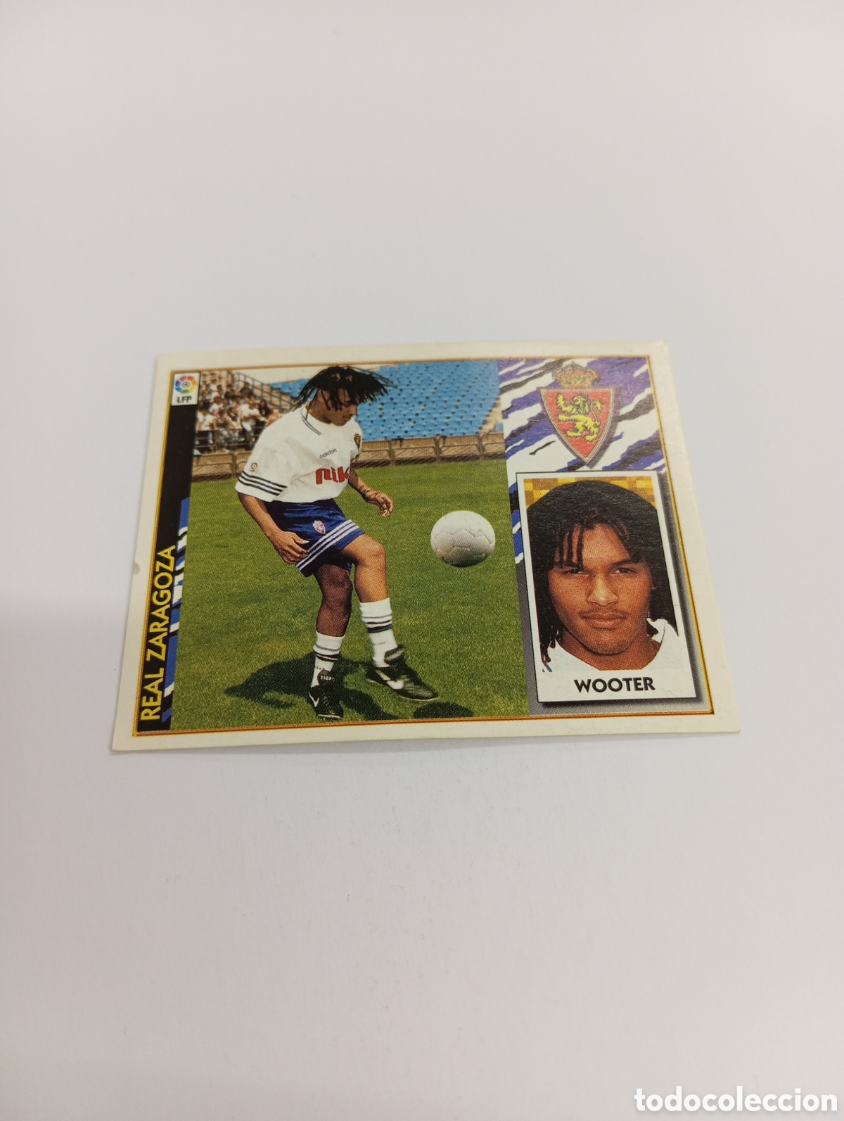 Cromos de F&uacute;tbol: WOOTER COLOCA Zaragoza Liga Este 1997 1998 NUEVO SIN PEGAR 97 98