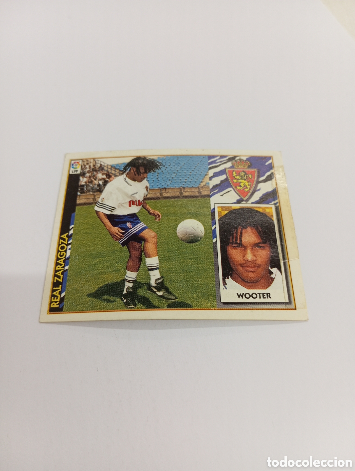 Cromos de F&uacute;tbol: WOOTER COLOCA Zaragoza Liga Este 1997 1998 NUEVO SIN PEGAR 97 98