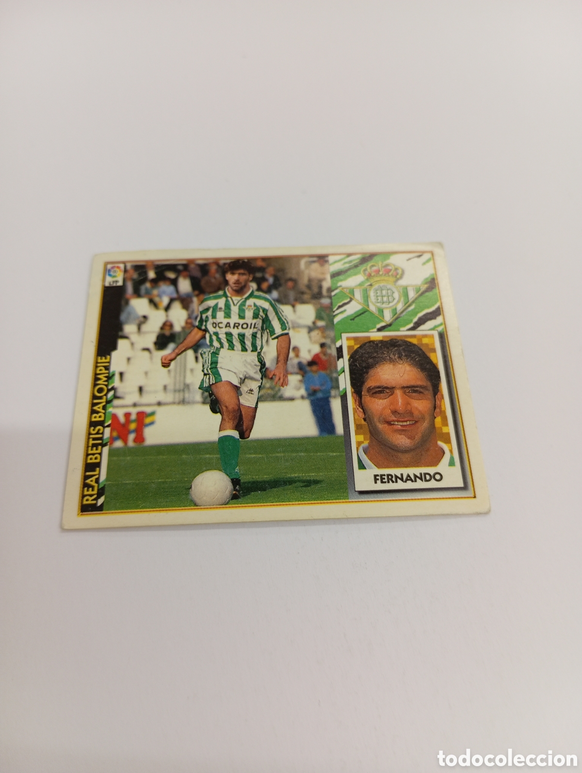 Cromos de F&uacute;tbol: FICHAJE 1 FERNANDO Liga Este 1997 1998 NUEVO SIN PEGAR 97 98