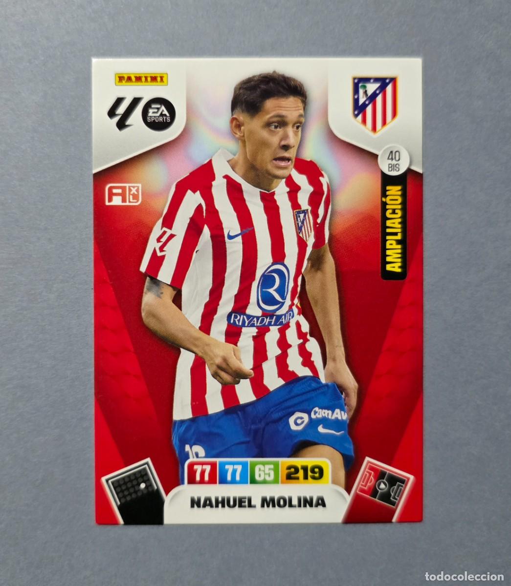 Cromos de F&uacute;tbol: 40 BIS NAHUEL MOLINA (AMPLIACI&Oacute;N) - ATL&Eacute;TICO MADRID - ADRENALYN XL 2025-26 - 25/26 (NUEVO)