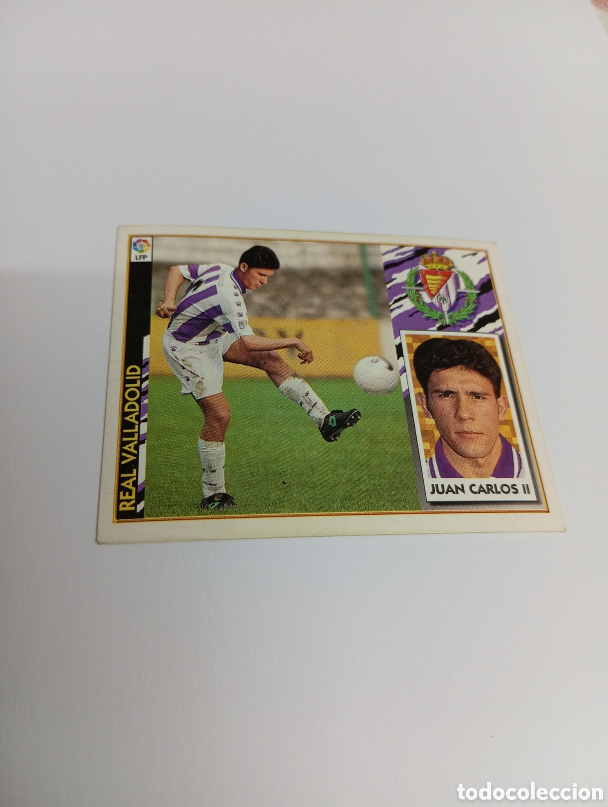 Cromos de F&uacute;tbol: FICHAJE 4 JUAN CARLOS II Liga Este 1997 1998 NUEVO SIN PEGAR 97 98