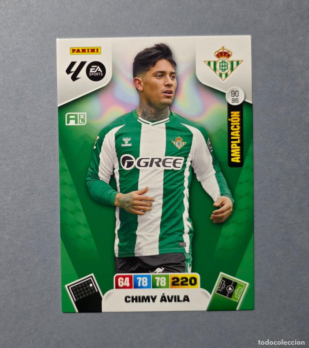 Cromos de F&uacute;tbol: 90 BIS CHIMY &Aacute;VILA (AMPLIACI&Oacute;N) - BETIS - ADRENALYN XL 2025-26 - 25/26 (NUEVO)