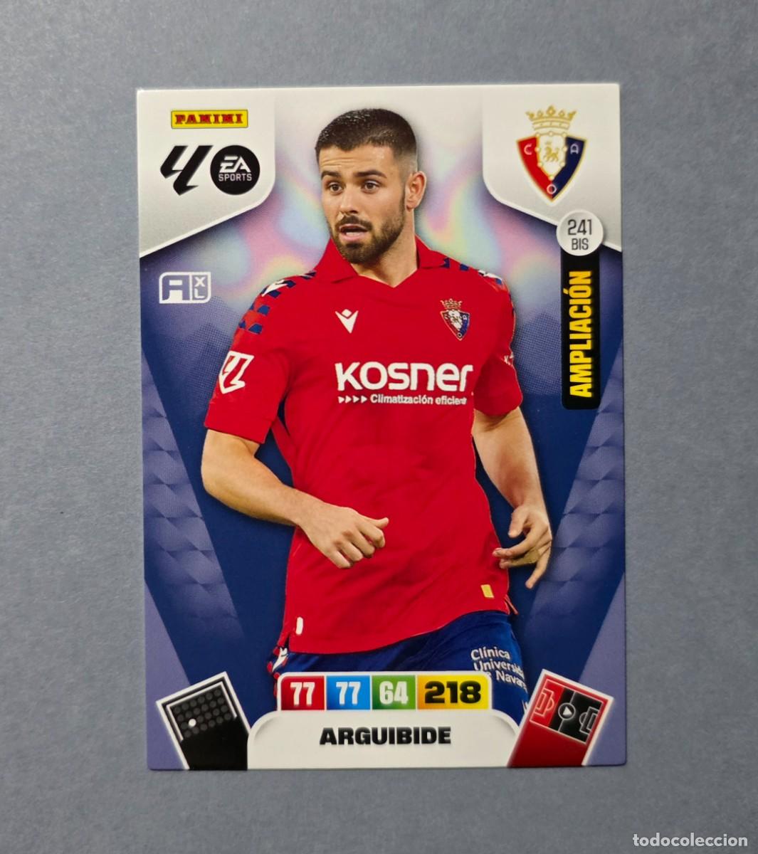 Cromos de F&uacute;tbol: 241 BIS ARGUIBIDE (AMPLIACI&Oacute;N) - OSASUNA - ADRENALYN XL 2025-26 - 25/26 (NUEVO)