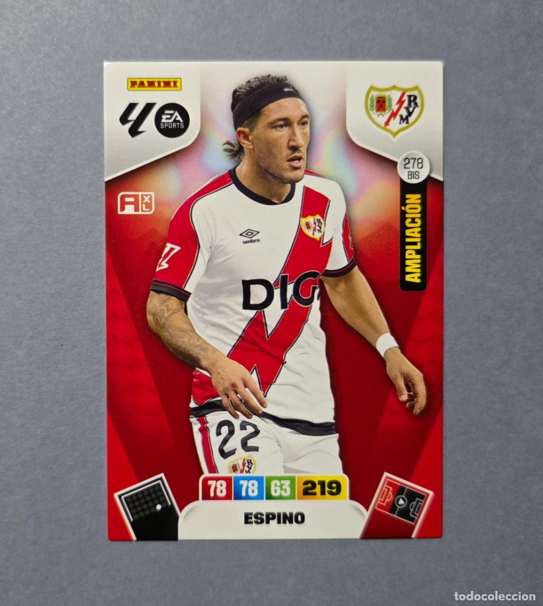 Cromos de F&uacute;tbol: 278 BIS ESPINO (AMPLIACI&Oacute;N) - RAYO VALLECANO - ADRENALYN XL 2025-26 - 25/26 (NUEVO)