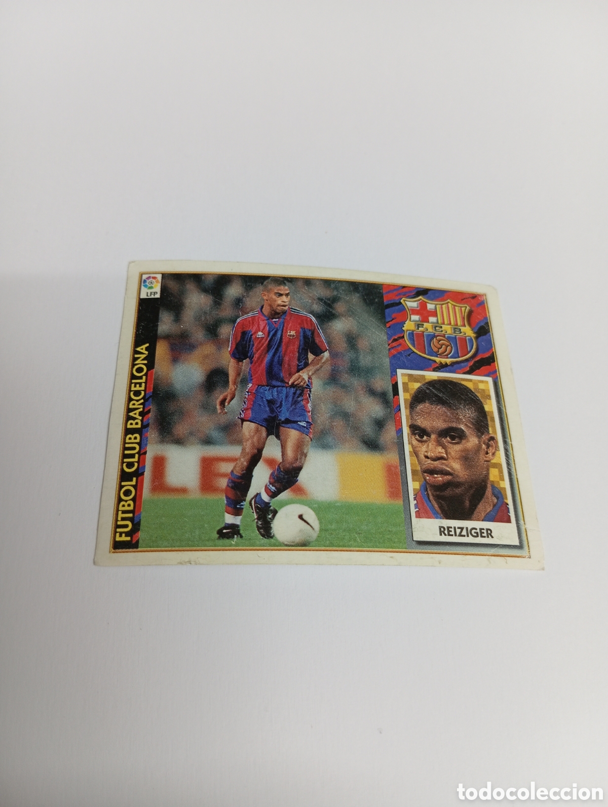 Cromos de F&uacute;tbol: FICHAJE 9 REIZIGER Liga Este 1997 1998 PANINI 97 98