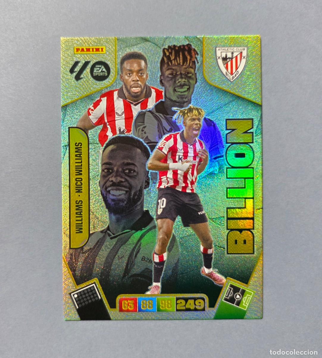 Cromos de F&uacute;tbol: WILLIAMS / NICO WILLIAMS (BILLION) - ATHLETIC BILBAO - ADRENALYN XL 2025-26 - 25/26 (NUEVO)