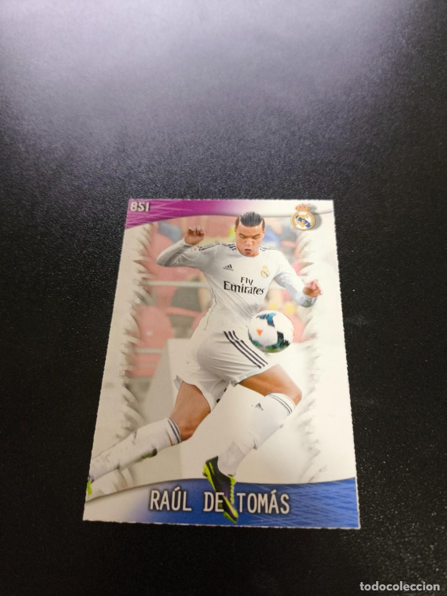 Cromos de F&uacute;tbol: 851 Ra&uacute;l De Tom&aacute;s REAL MADRID CASTILLA MUNDICROMO LIGA 2013 2014 13 14 PLATINUM NO PANINI ESTE