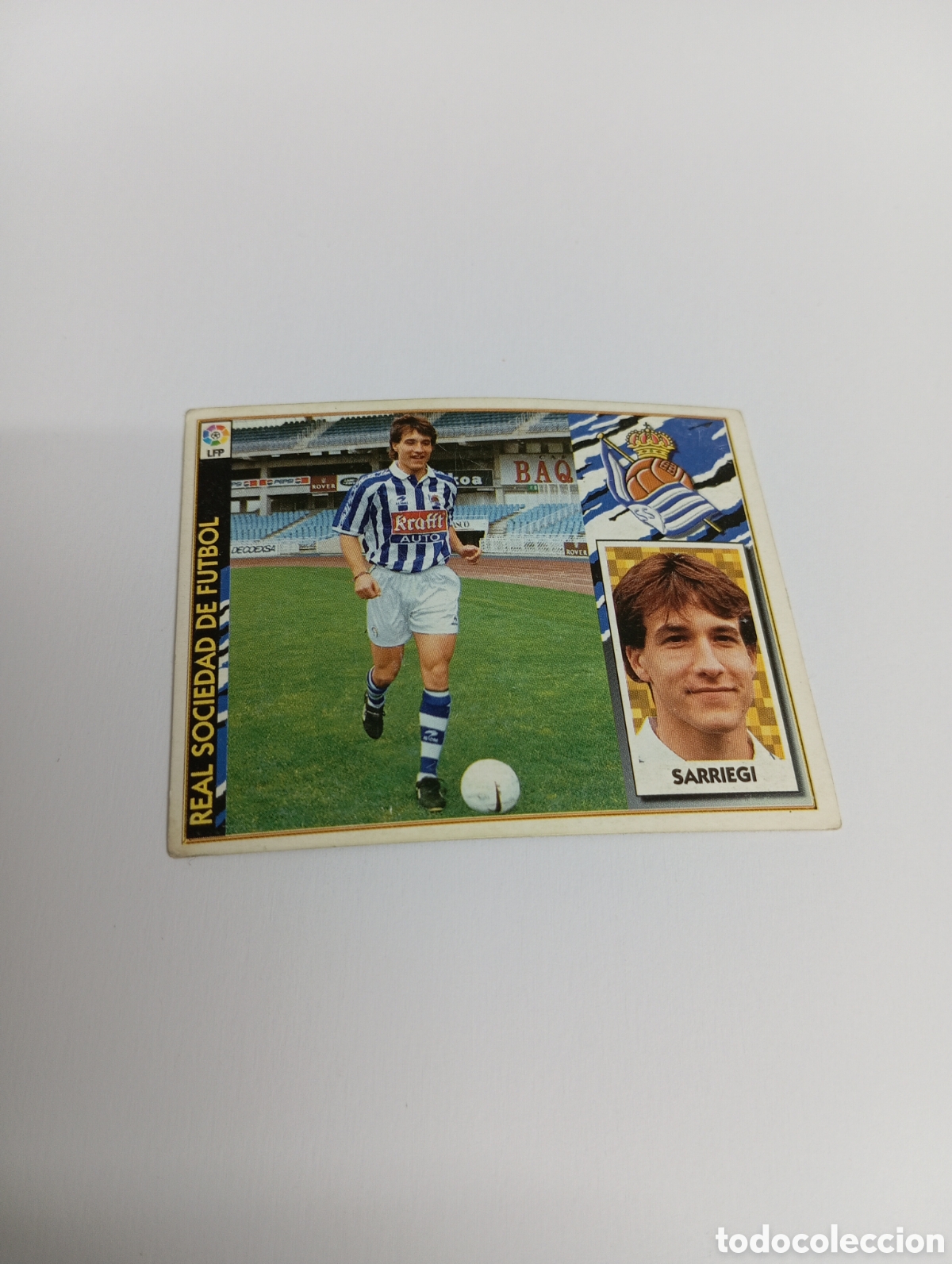 Cromos de F&uacute;tbol: FICHAJE 13 SARRIEGI Liga Este 1997 1998 NUEVO SIN PEGAR 97 98