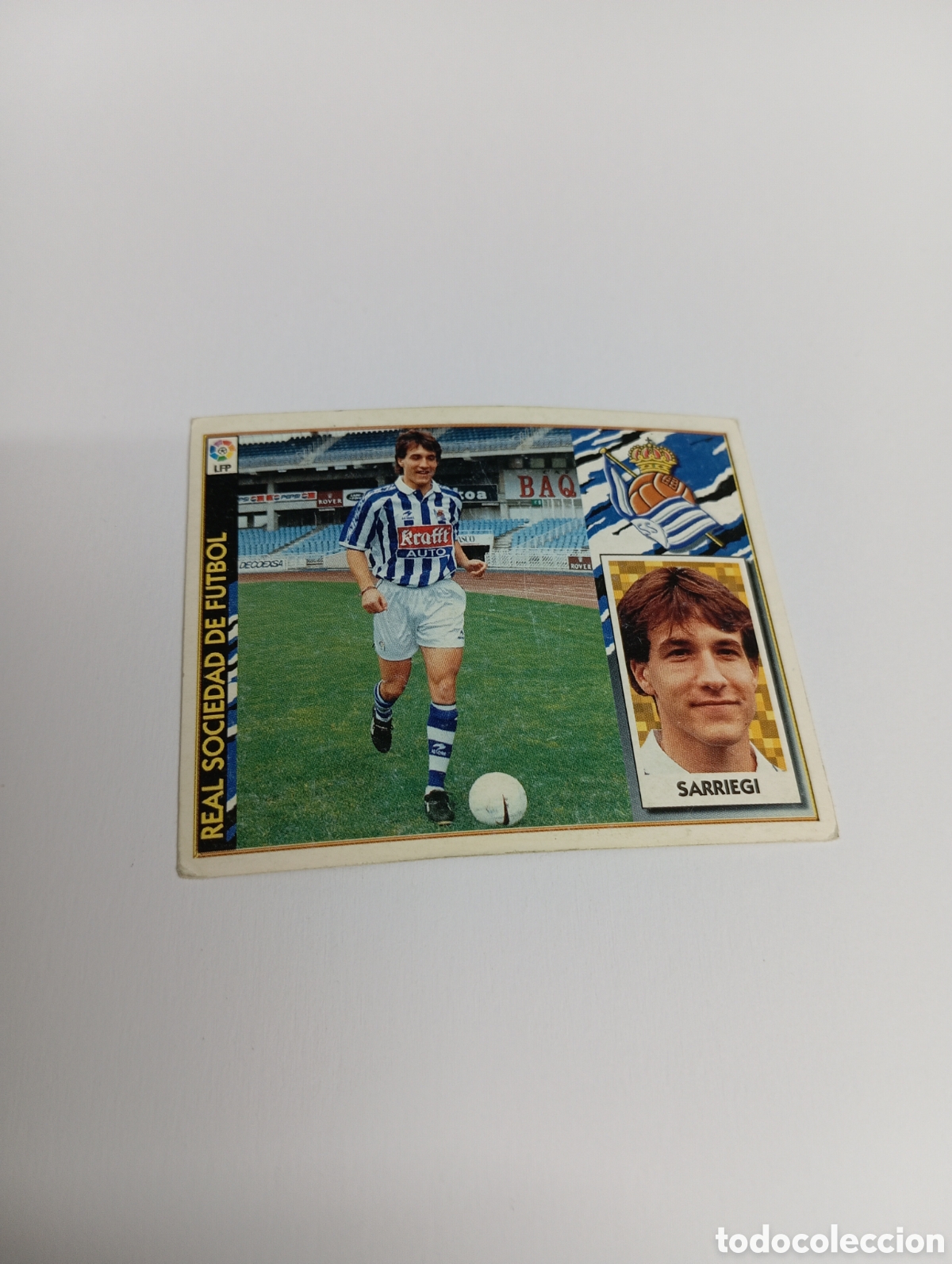 Cromos de F&uacute;tbol: FICHAJE 13 SARRIEGI Liga Este 1997 1998 NUEVO SIN PEGAR 97 98