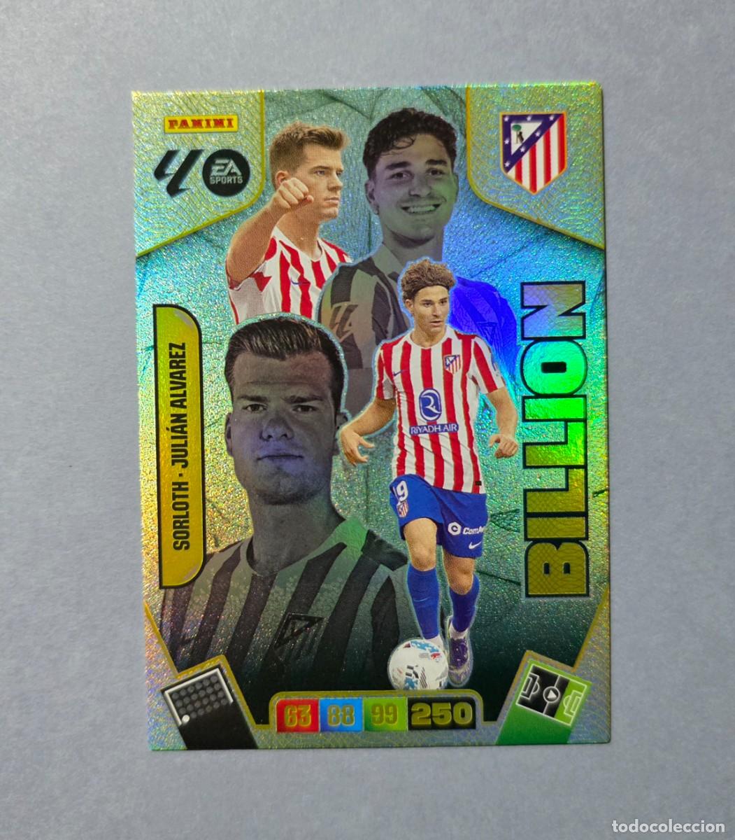 Cromos de F&uacute;tbol: SORLOTH / JULI&Aacute;N ALVAREZ (BILLION) - ATL&Eacute;TICO MADRID - ADRENALYN XL 2025-26 - 25/26 (NUEVO)