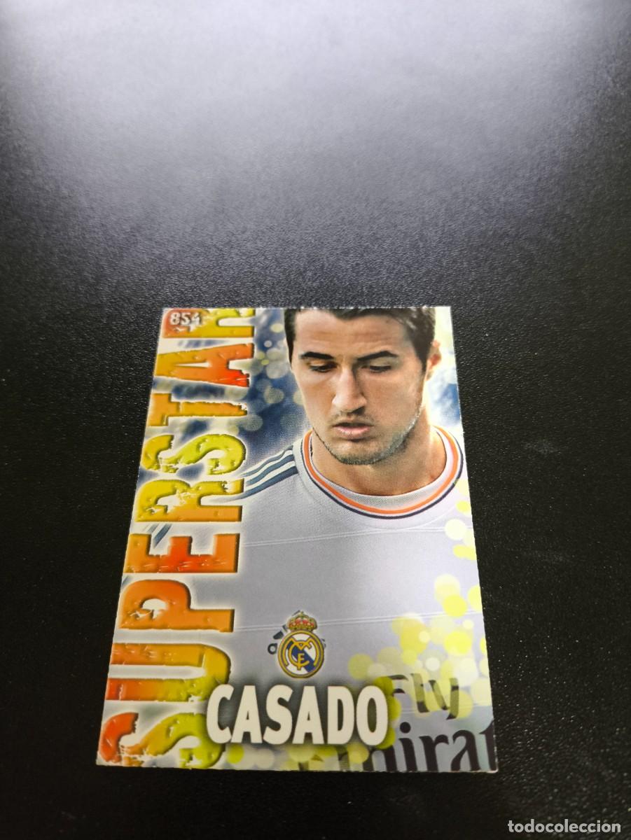 Cromos de F&uacute;tbol: 854 CASADO MATE REAL MADRID CASTILLA MUNDICROMO LIGA 2013 2014 13 14 PLATINUM NO PANINI ESTE