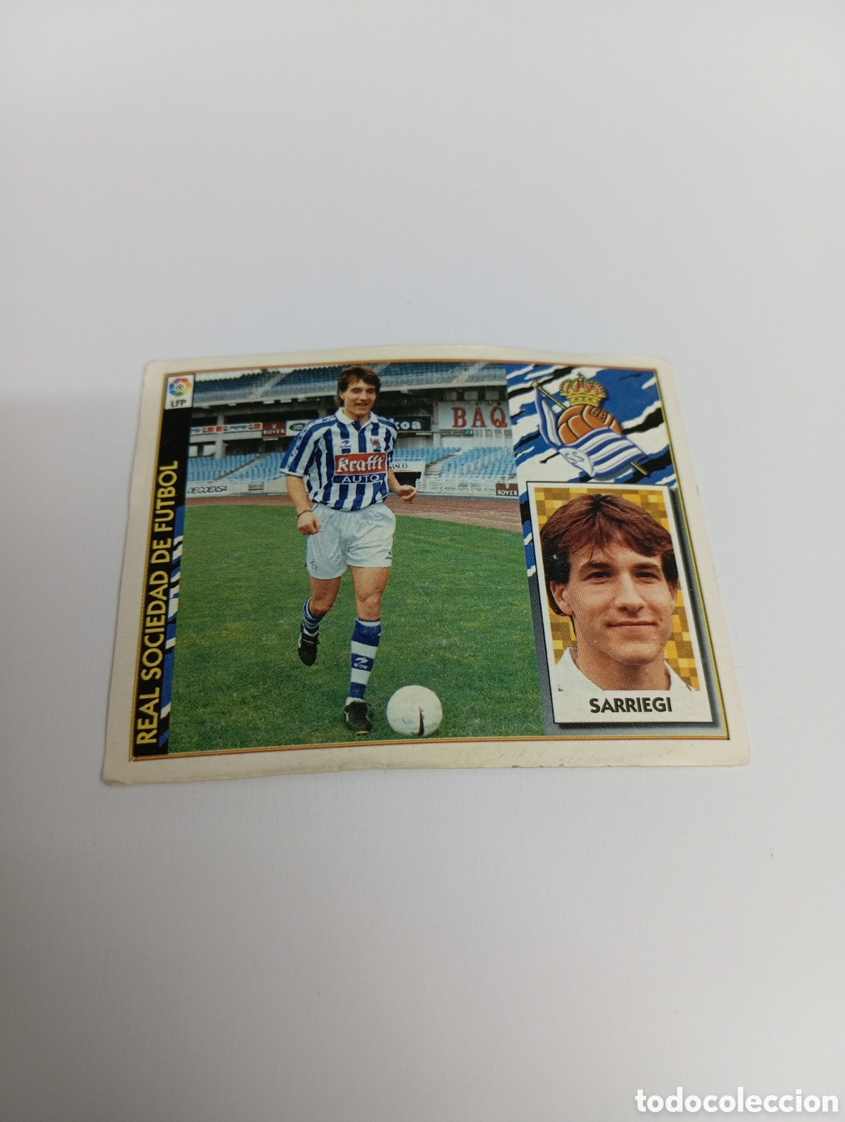 Cromos de F&uacute;tbol: FICHAJE 13 SARRIEGI Liga Este 1997 1998 NUEVO SIN PEGAR 97 98