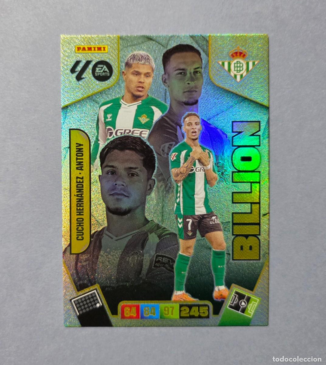 Cromos de F&uacute;tbol: CUCHO HERN&Aacute;NDEZ / ANTONY (BILLION) - BETIS - ADRENALYN XL 2025-26 - 25/26 (NUEVO)