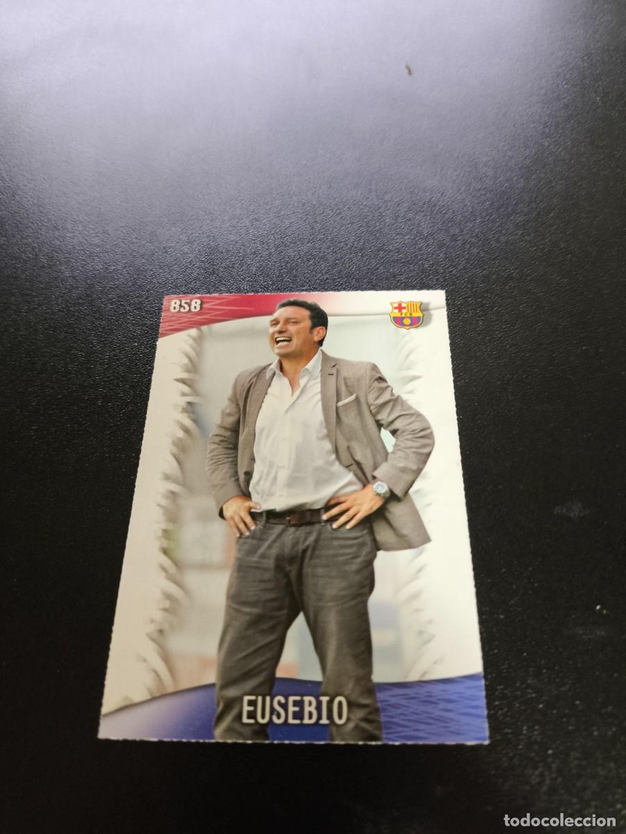Cromos de F&uacute;tbol: 858 Eusebio BARCELONA B MUNDICROMO LIGA 2013 2014 13 14 PLATINUM NO PANINI ESTE