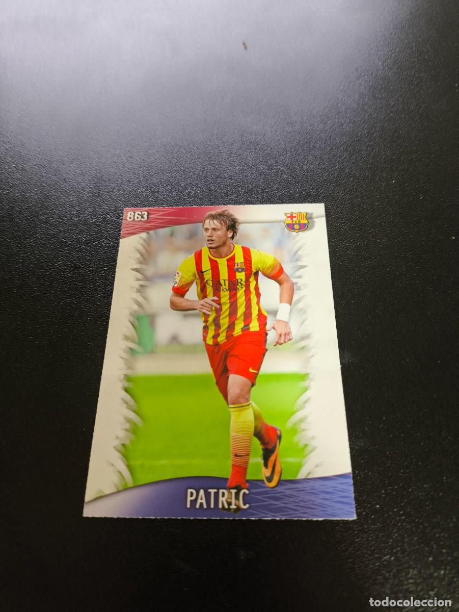 Cromos de F&uacute;tbol: 863 Patric BARCELONA B MUNDICROMO LIGA 2013 2014 13 14 PLATINUM NO PANINI ESTE