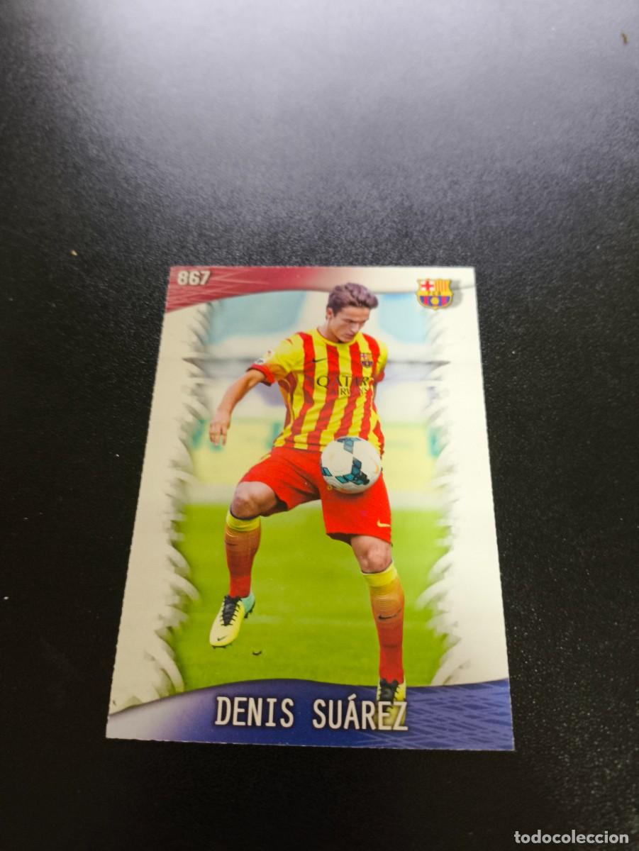 Cromos de F&uacute;tbol: 867 Denis Su&aacute;rez BARCELONA B MUNDICROMO LIGA 2013 2014 13 14 PLATINUM NO PANINI ESTE