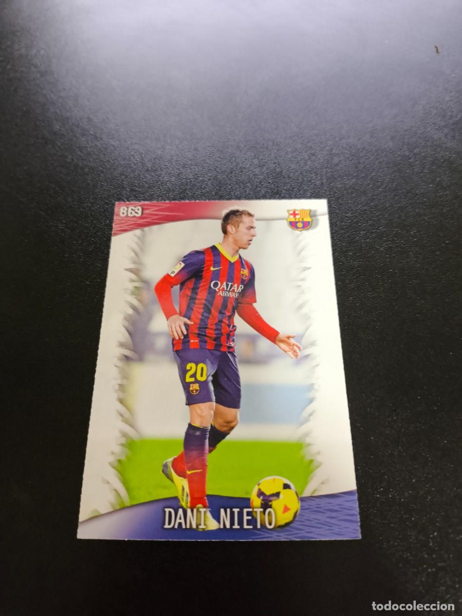 Cromos de F&uacute;tbol: 869 Dani Nieto BARCELONA B MUNDICROMO LIGA 2013 2014 13 14 PLATINUM NO PANINI ESTE