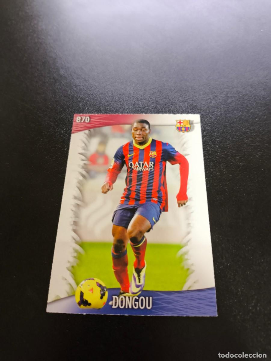 Cromos de F&uacute;tbol: 870 Dongou BARCELONA B MUNDICROMO LIGA 2013 2014 13 14 PLATINUM NO PANINI ESTE