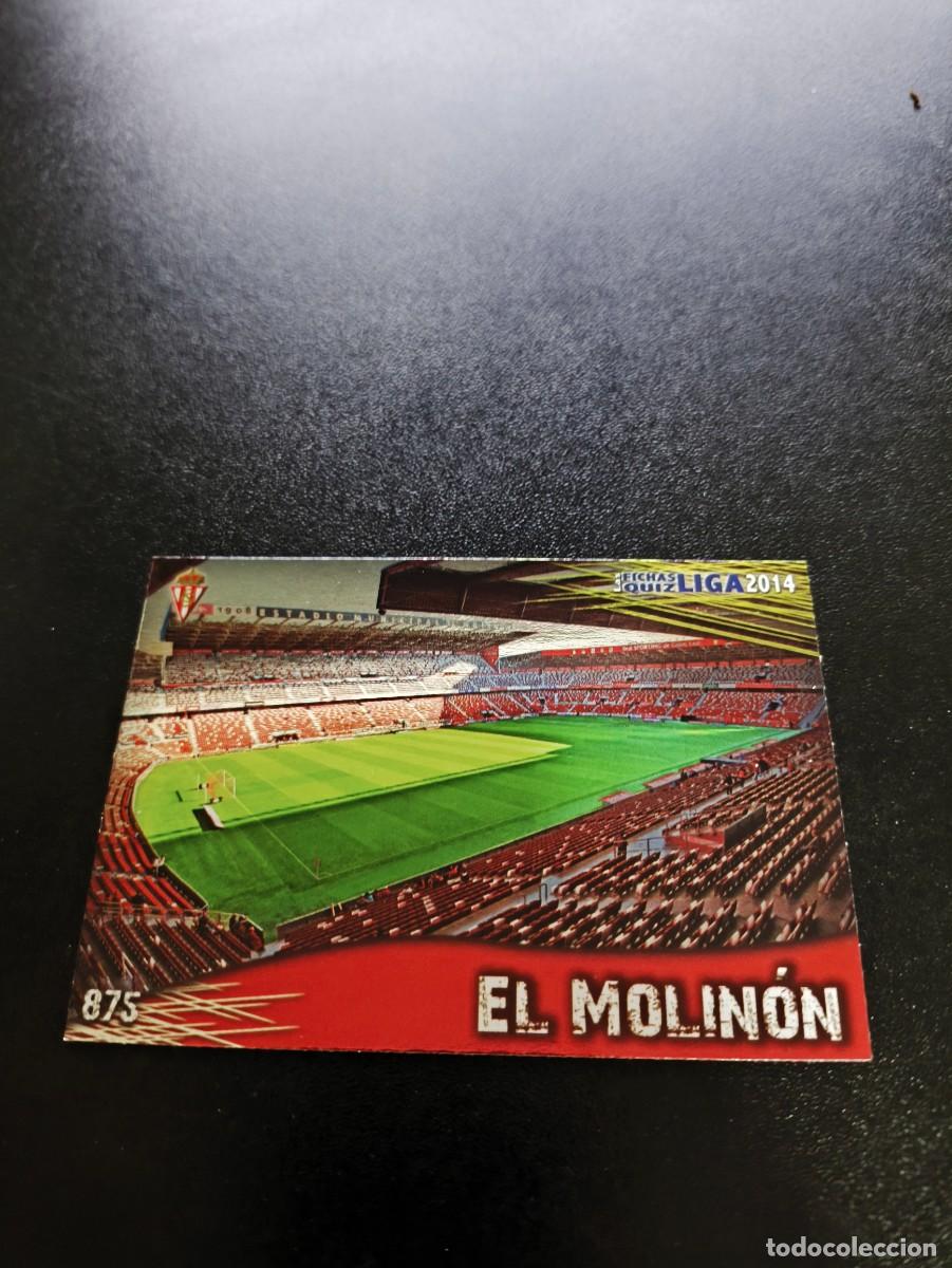 Cromos de F&uacute;tbol: 875 EL MOLINON BRILLO LISO SPORTING DE GIJON MUNDICROMO LIGA 2013 2014 13 14 PLATINUM NO PANINI ESTE