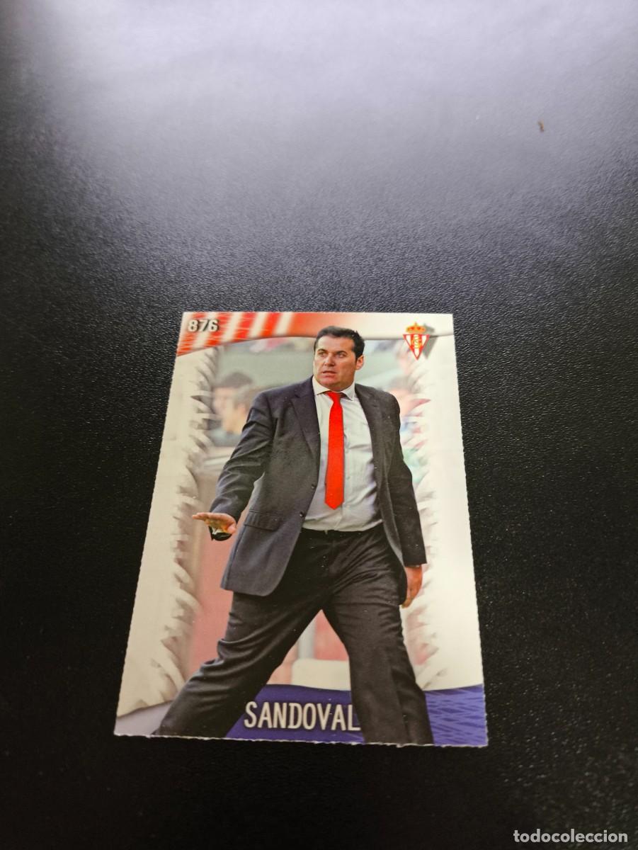 Cromos de Futebol: 876 Sandoval SPORTING DE GIJON MUNDICROMO LIGA 2013 2014 13 14 PLATINUM NO PANINI ESTE