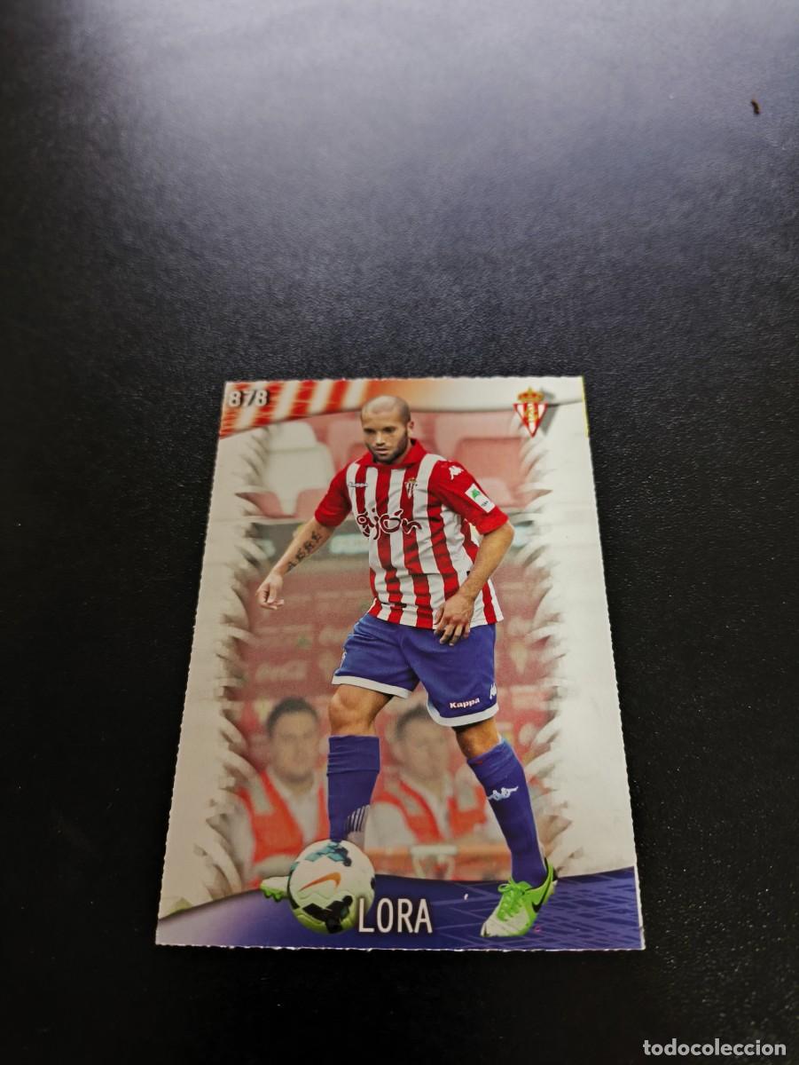 Cromos de Futebol: 878 Lora SPORTING DE GIJON MUNDICROMO LIGA 2013 2014 13 14 PLATINUM NO PANINI ESTE