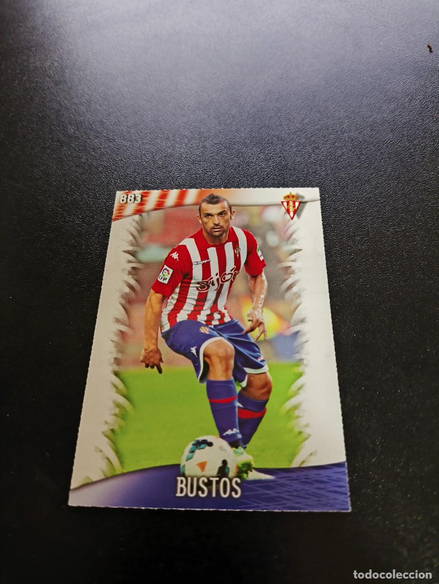 Cartes &agrave; collectionner de Football: 883 Bustos SPORTING DE GIJON MUNDICROMO LIGA 2013 2014 13 14 PLATINUM NO PANINI ESTE