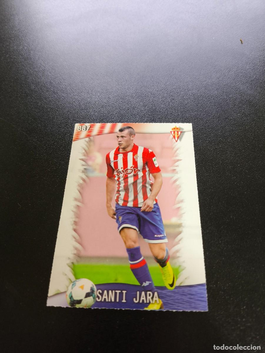 Football Stickers: 887 Santi Jara SPORTING DE GIJON MUNDICROMO LIGA 2013 2014 13 14 PLATINUM NO PANINI ESTE