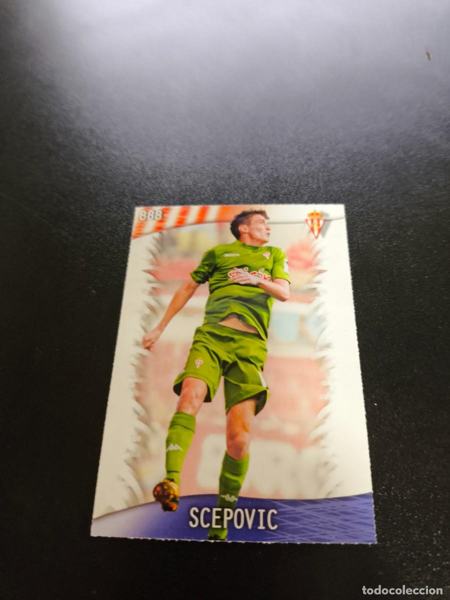 Football Stickers: 888 Scepovic SPORTING DE GIJON MUNDICROMO LIGA 2013 2014 13 14 PLATINUM NO PANINI ESTE