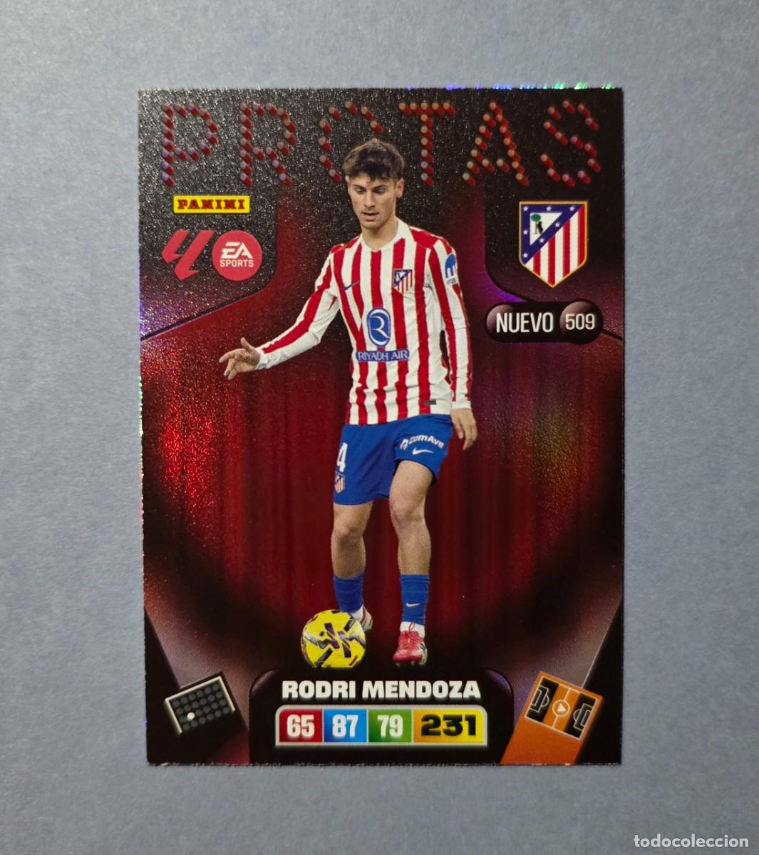 Football Stickers: 509 RODRI MENDOZA (NUEVO PROTAS) - ATL&Eacute;TICO MADRID - ADRENALYN XL 2025-26 - 25/26 (NUEVO)