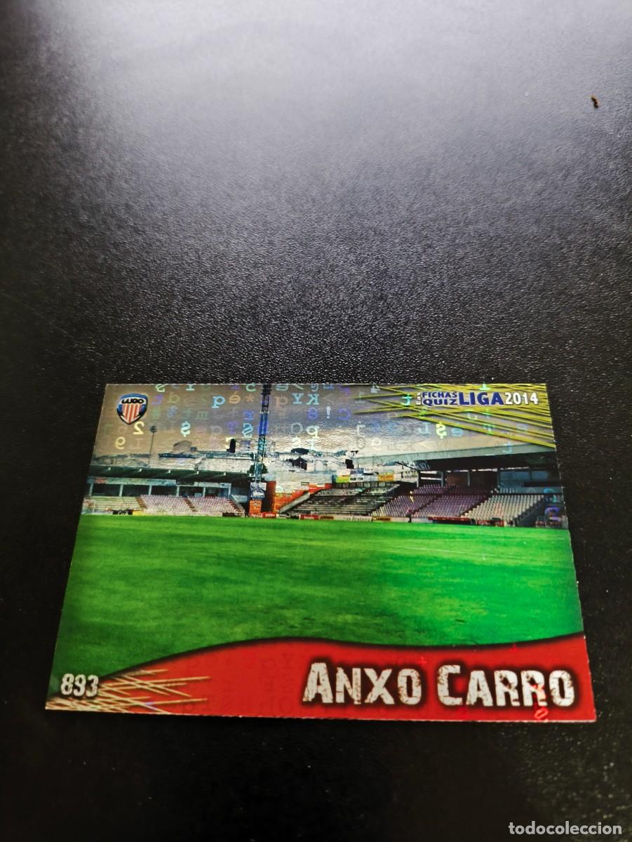 Football Stickers: 893 ANXO CARRO BRILLO LETRAS LUGO MUNDICROMO LIGA 2013 2014 13 14 PLATINUM NO PANINI ESTE