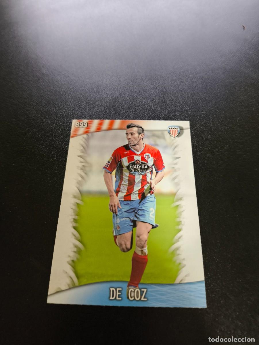 Figurine di Calcio: 899 De Coz LUGO MUNDICROMO LIGA 2013 2014 13 14 PLATINUM NO PANINI ESTE