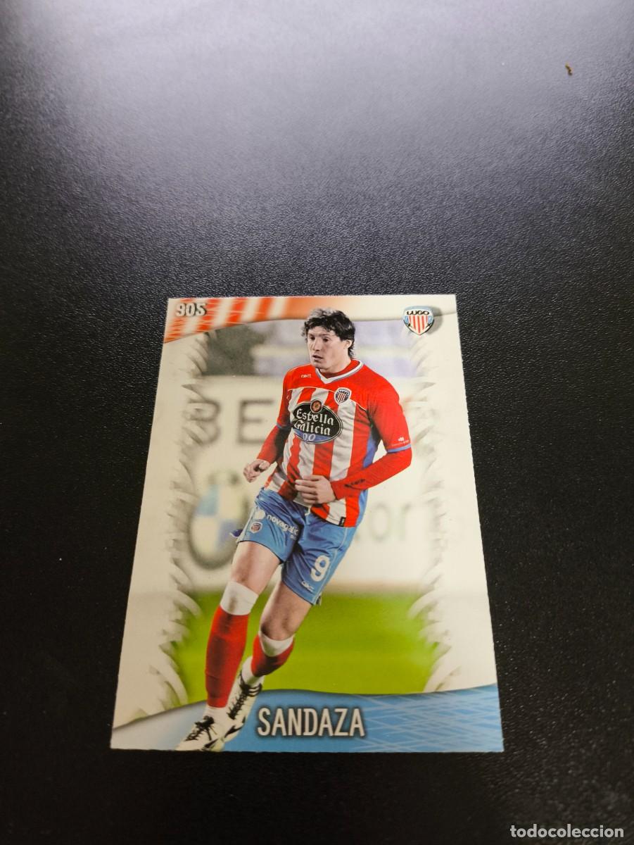 Cromos de F&uacute;tbol: 905 Sandaza LUGO MUNDICROMO LIGA 2013 2014 13 14 PLATINUM NO PANINI ESTE