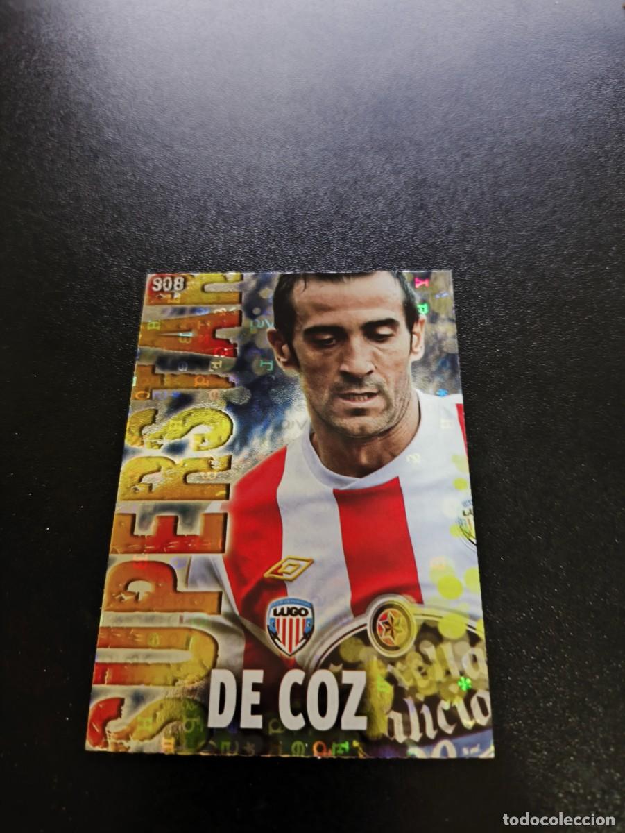 Cromos de F&uacute;tbol: 908 DE COZ BRILLO LETRAS SUPESTAR LUGO MUNDICROMO LIGA 2013 2014 13 14 PLATINUM NO PANINI ESTE
