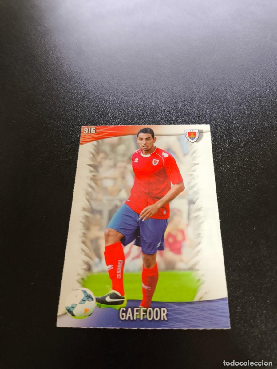 Cromos de F&uacute;tbol: 916 Gaffoor NUMANCIA MUNDICROMO LIGA 2013 2014 13 14 PLATINUM NO PANINI ESTE