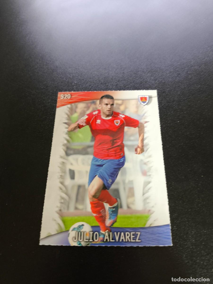 Cromos de F&uacute;tbol: 920 Julio &Aacute;lvarez NUMANCIA MUNDICROMO LIGA 2013 2014 13 14 PLATINUM NO PANINI ESTE