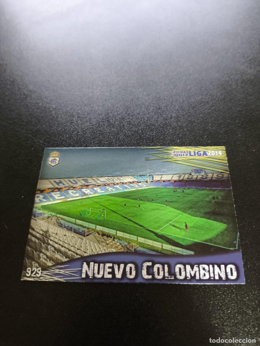 Cartes &agrave; collectionner de Football: 929 COLOMBINO LISO RECREATIVO HUELVA MUNDICROMO LIGA 2013 2014 13 14 PLATINUM NO PANINI ESTE