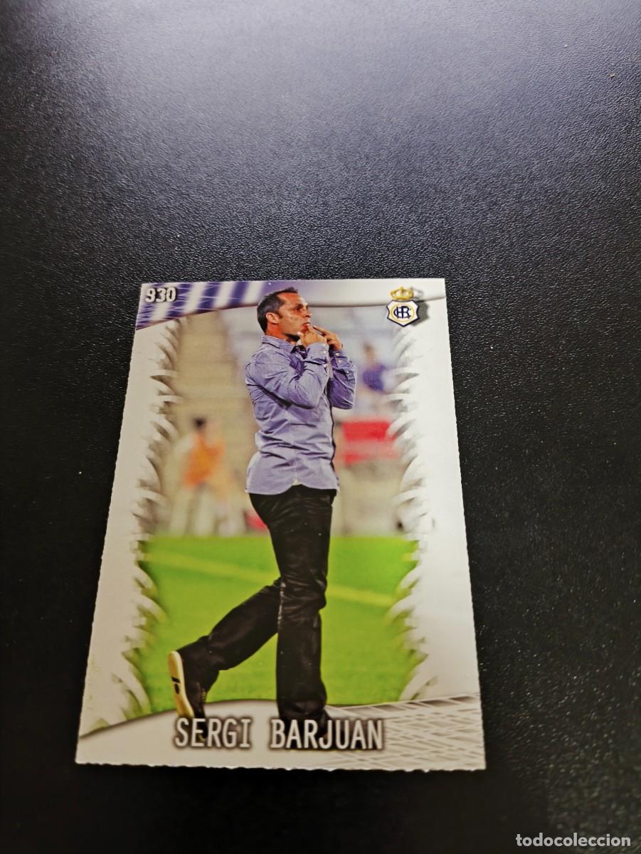 Cartes &agrave; collectionner de Football: 930 Sergi Barjuan RECREATIVO HUELVA MUNDICROMO LIGA 2013 2014 13 14 PLATINUM NO PANINI ESTE